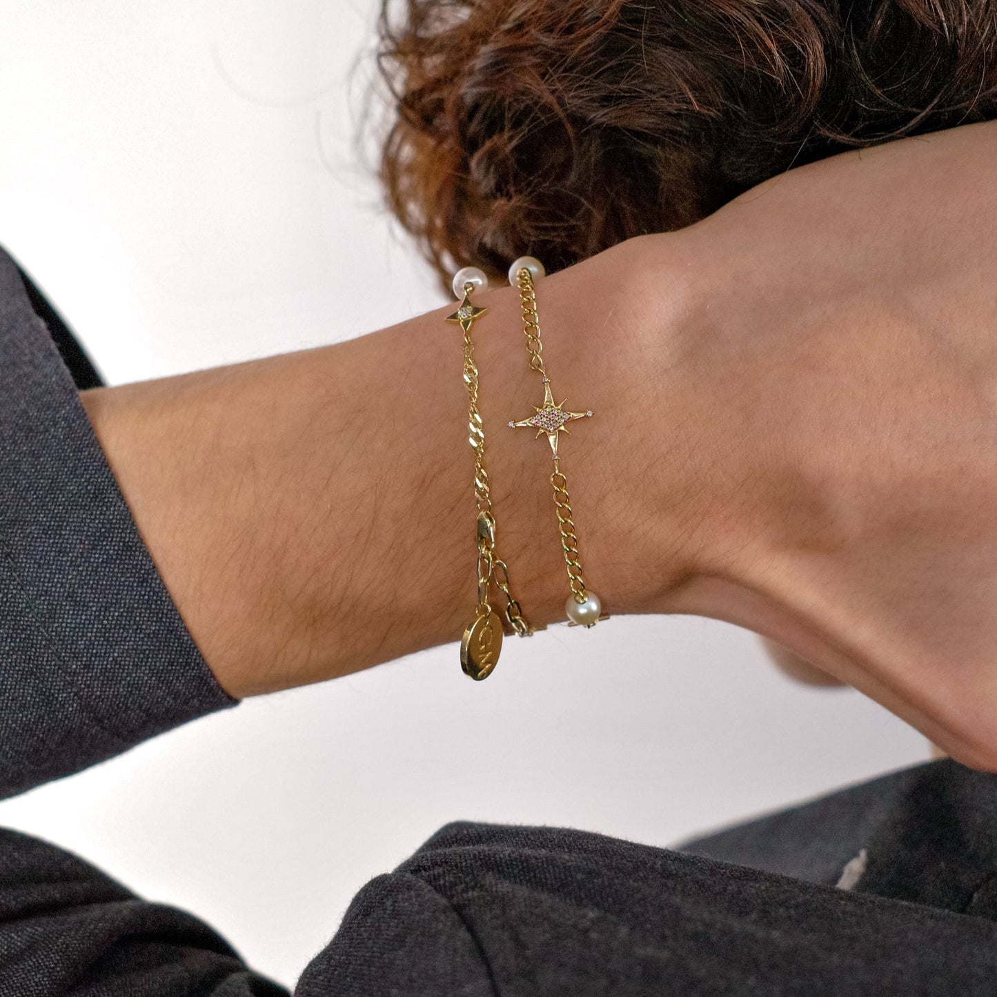 Mondi Bracelet, Yellow Gold And Diamond