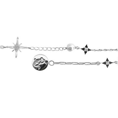 Mondi Bracelet, Silver And Diamond