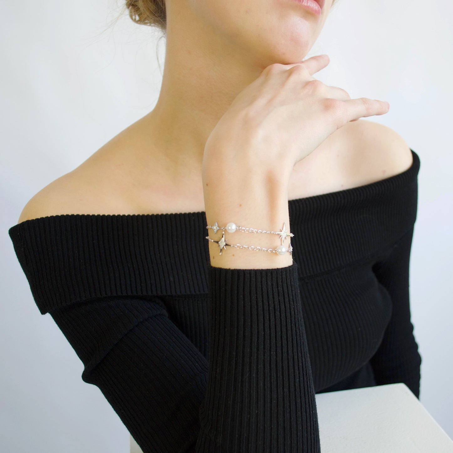 Mondi Bracelet, Silver And Diamond