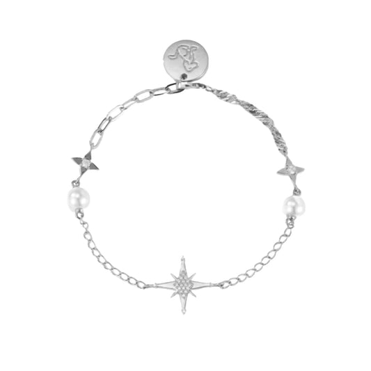 Mondi Bracelet, Silver And Diamond